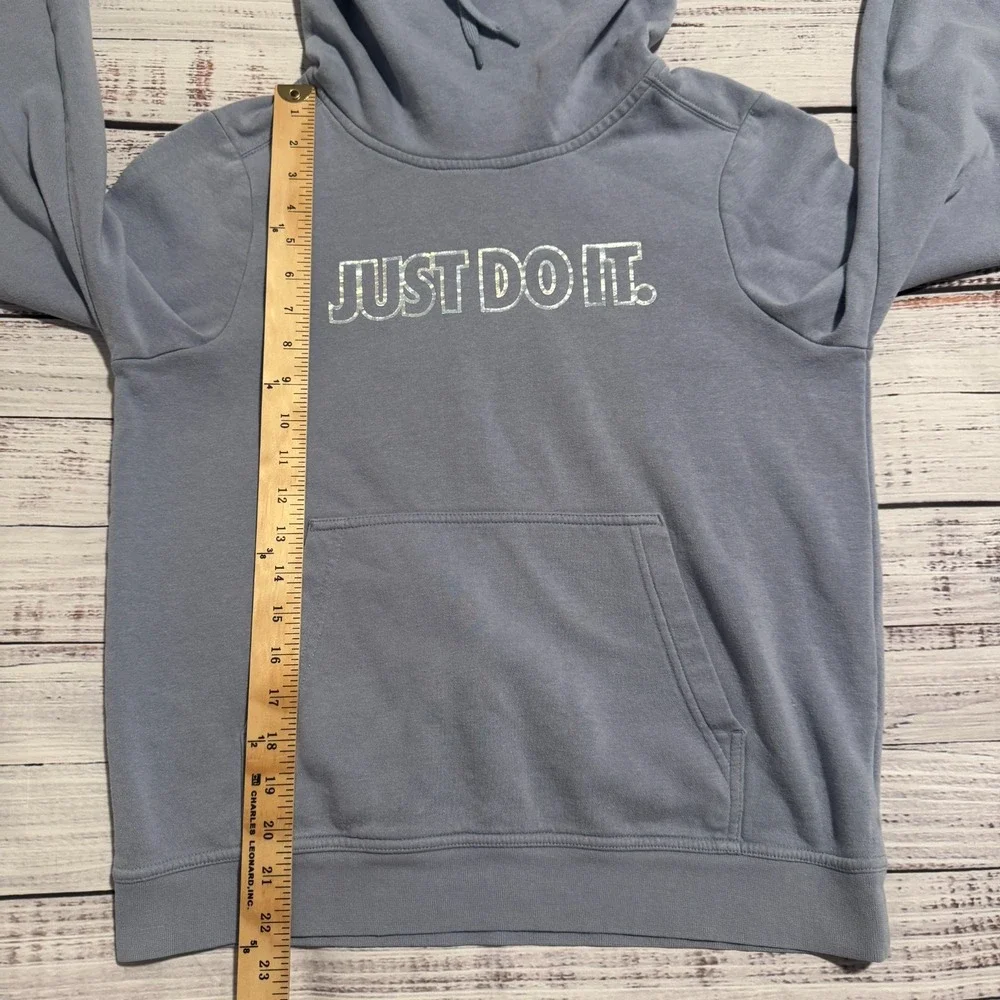Nike Pullover Hoodie Long‎ Sleeve Mock Neck Sweatshirt Blue Women's Size Small
